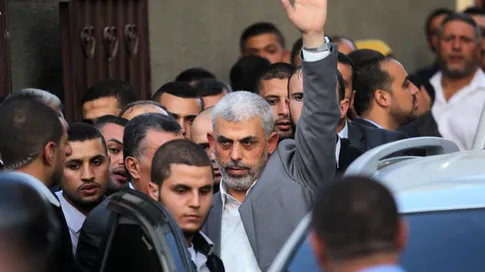 رئيس حركة المقاومة الإسلامية الفلسطينية حماس يحيى السنوار. 