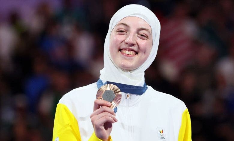 البلجيكية من أصل مغربي، سارة شعاري، تفوز بالميدالية البرونزية خلال دورة الألعاب الأولمبية “باريس 2024”.