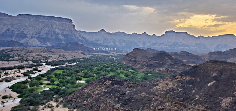 هطول أمطار غزيرة على عدة مناطق بمحافظة شبوة