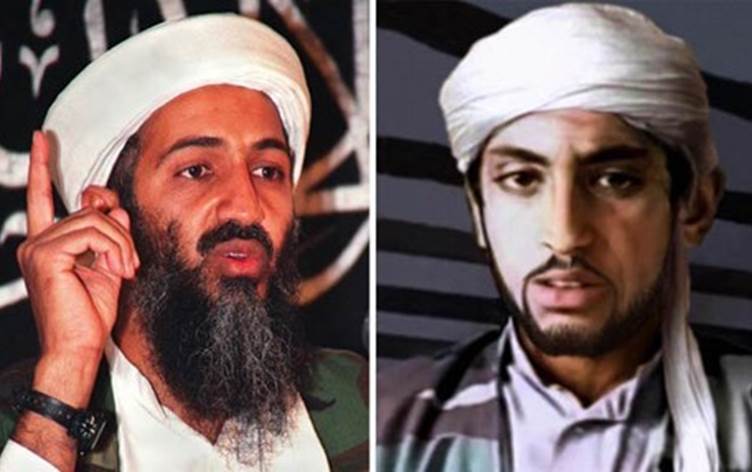بن لادن ونجله عبدالله 