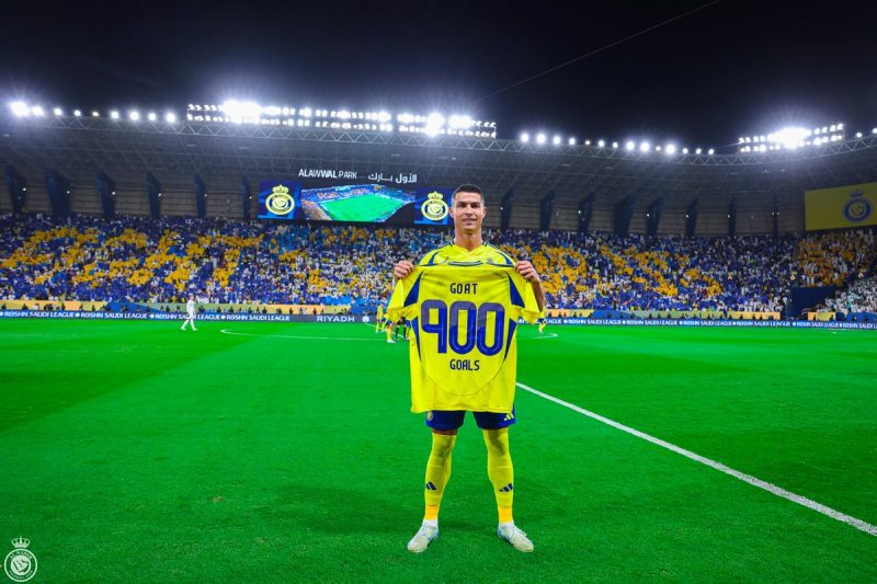 النصر يكرّم رونالدو بمناسبة تسجيله 900 هدف