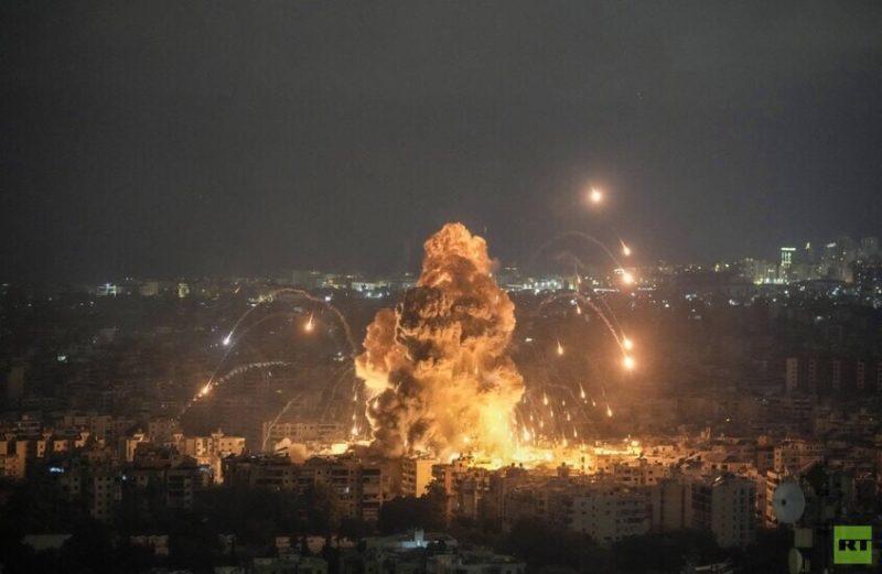 الطيران الإسرائيلي يشن 4 غارات فجرا على منطقتي الحدث وحارة حريك بالضاحية الجنوبية لبيروت
