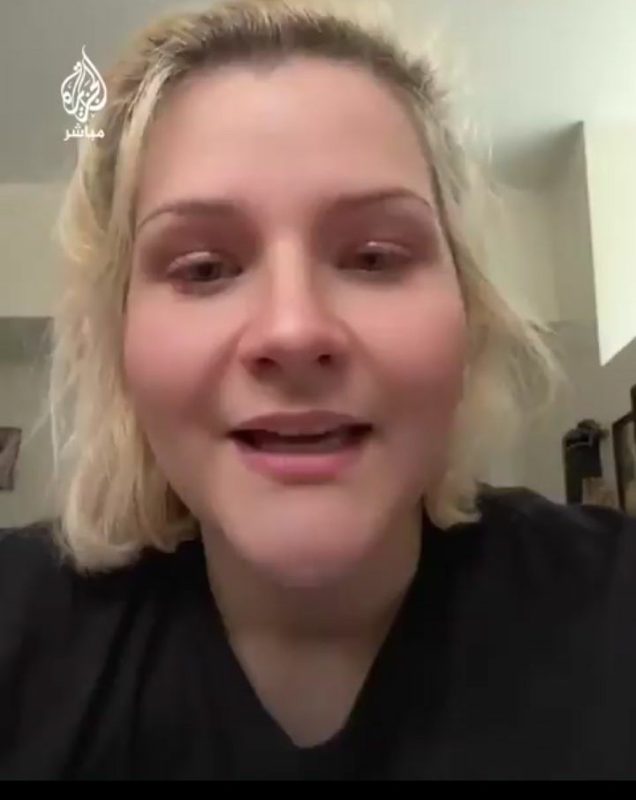ناشطة امريكية مؤثرة تتحدث عن كبرياء السنوار..كم كنت اتمنى ان اصافحه