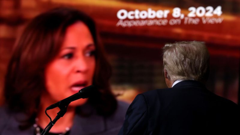 استطلاع جديد يكشف تعادل ترامب وهاريس