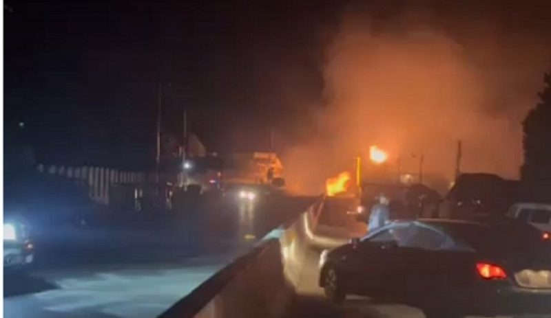 غارة إسرائيلية تستهدف بلدة مشغرة في البقاع الغربي شرقي لبنان