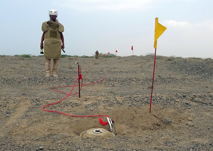 تفكيك 639 لغمًا خلال أسبوع واحد بعدة محافظات