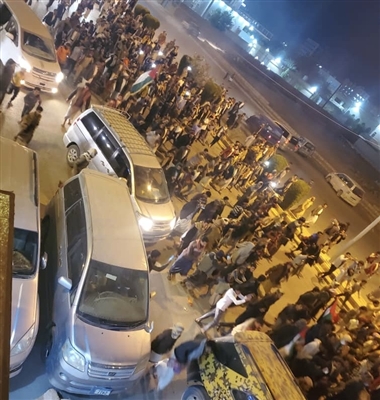 مسيرات احتفائية في مأرب بصمود وانتصار المقاومة الفلسطينية