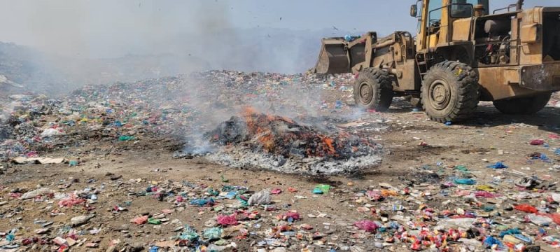 تعز: إتلاف كميات ضخمة من الأدوية المهربة والمنتهية الصلاحية