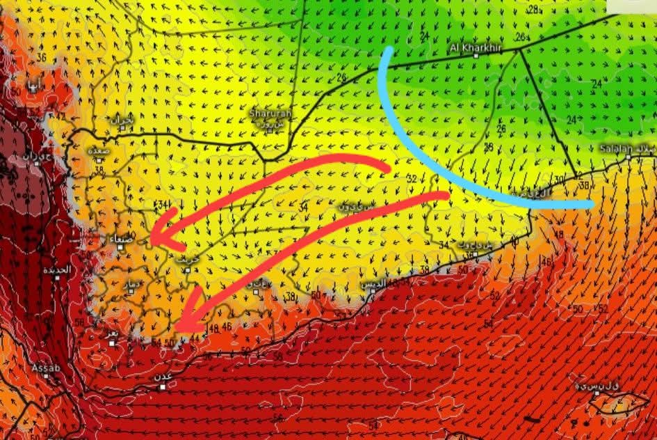 فلكي يمني: كتلة هوائية باردة تضرب معظم المناطق الصحراوية والمرتفعات الجبلية