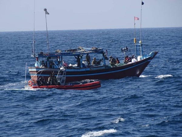 ضبط شحنة كبيرة من المخدرات في بحر العرب