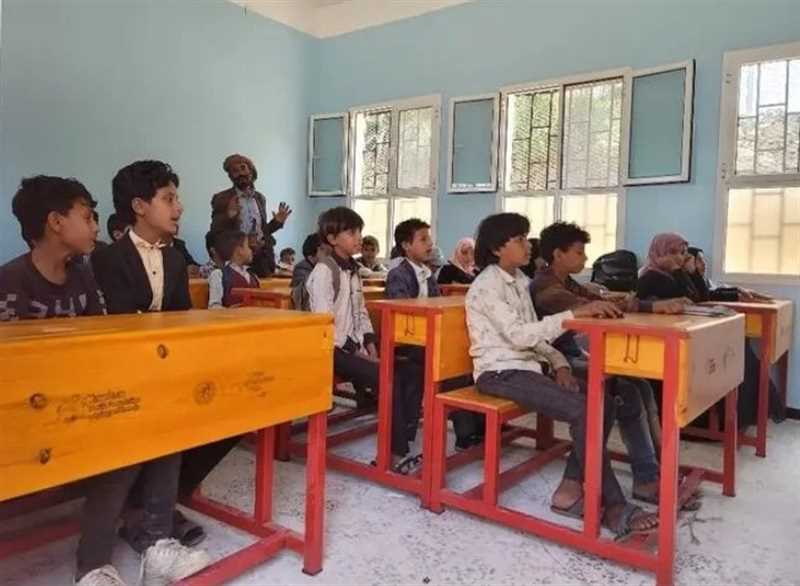 الأمم المتحدة تعلن توسيع عدة مدارس في إب خلال العام الماضي