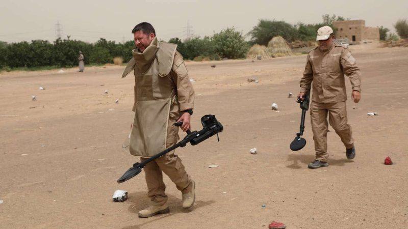 انتزاع 543 لغما خلال الأسبوع الأول من إبريل الجاري