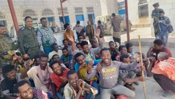 شبوة.. تحرير 41 مهاجرا إثيوبياً من قبضة عصابة اختطاف في عتق