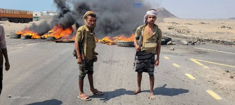 احتجاجات في ذوباب للمطالبة بالإفراج عن أربعة من خفر السواحل المعتقلين لدى القوات الأمريكية