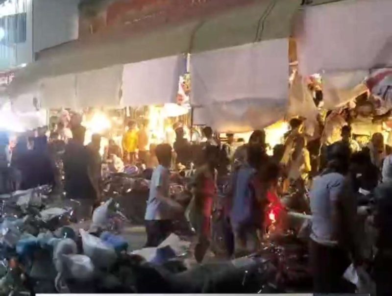 حالة هلع في سوق القات بتعز بعد محاولة تفجير قنبلة يدوية