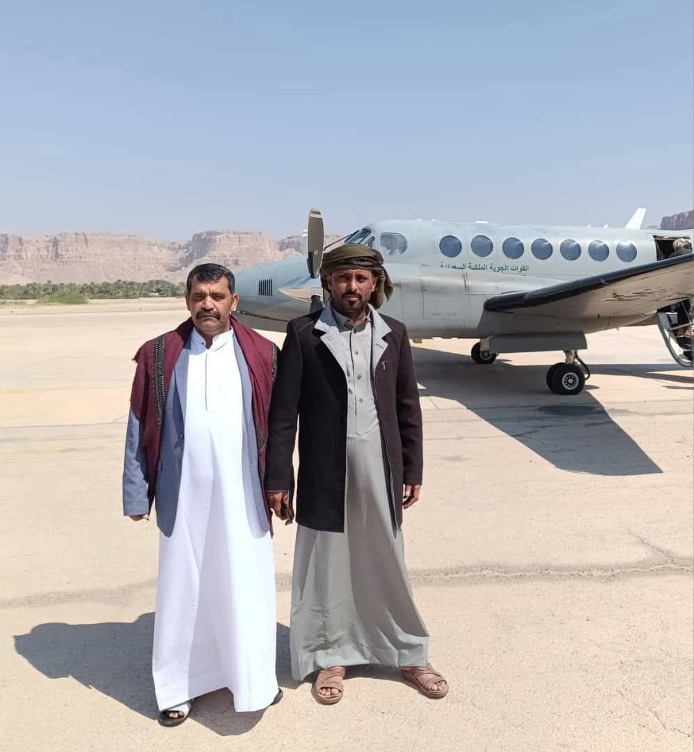 الشيخ بن حبريش وقائد قوات حماية حضرموت يغادران إلى السعودية لبحث آخر المستجدات