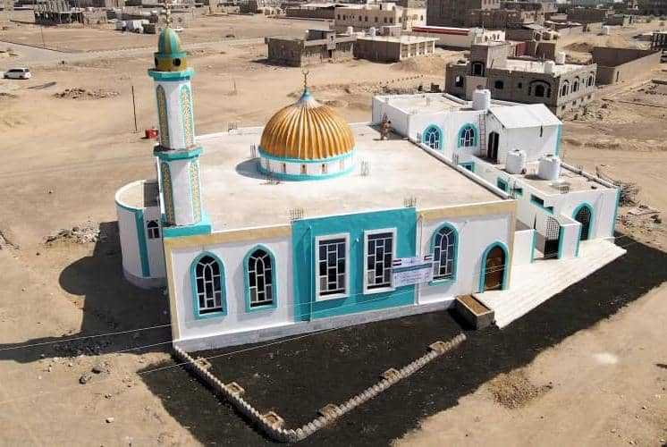 بتمويل كويتي.. افتتاح مسجد إيلاف في حي الروضة بمدينة مأرب