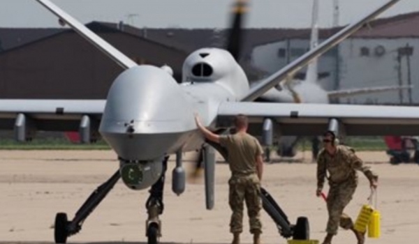 الحوثي: يعلن إسقاط طائرة أمريكية بدون طيار من طراز MQ-9 في ذمار.