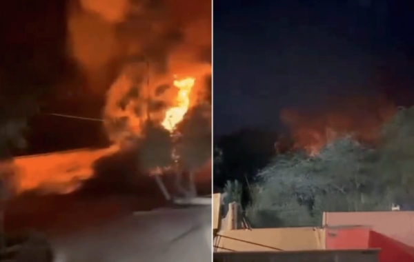 الأردن: نشوب حريق جنوب عمّان إثر سقوط مسيّرة مجهولة المصدر..