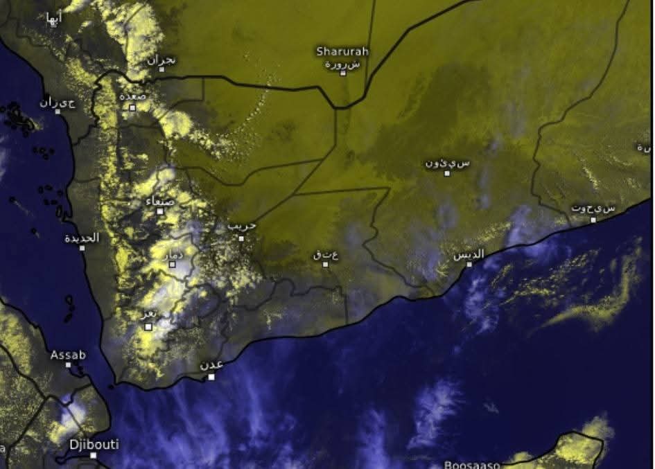 اليمن.. بدء تأثيرات الحالة الجوية الممطرة ونشاط رعدي على المرتفعات الغربية