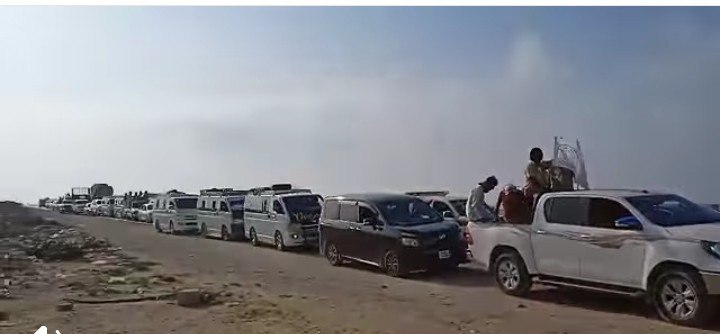 نقاط “النخبة” في الشحر تعرقل موكب أبناء المشقاص المتجه إلى هضبة حضرموت