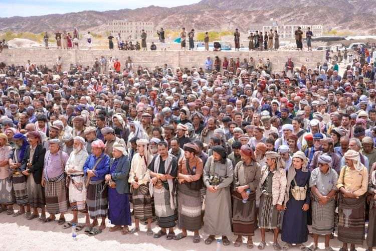 إقامة صلاة الغائب على فقيد شبوة وقائد مقاومتها الشيخ عوض بن عشيم العولقي