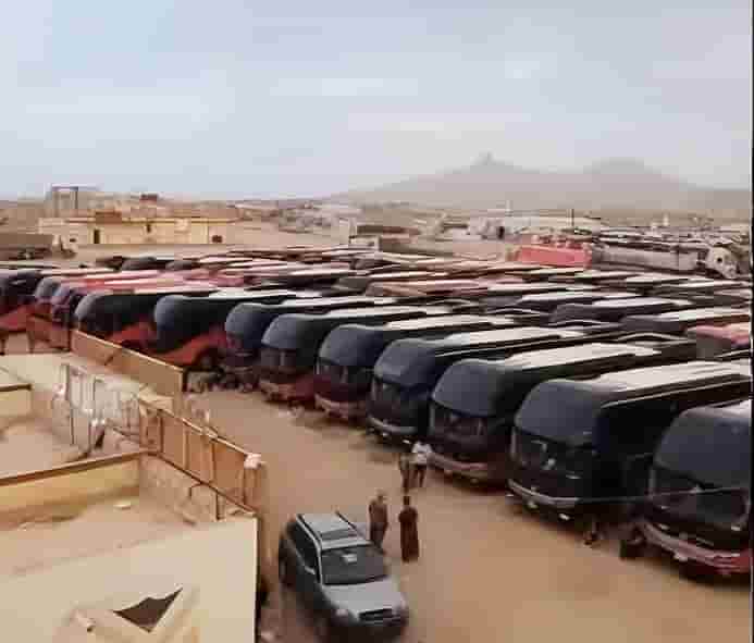 وقف رحلات النقل الجماعي عبر منفذ الوديعة