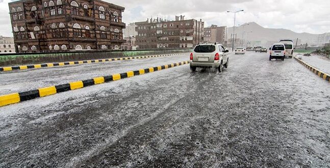 أمطار غزيرة على صنعاء بعد أسابيع من الجفاف
