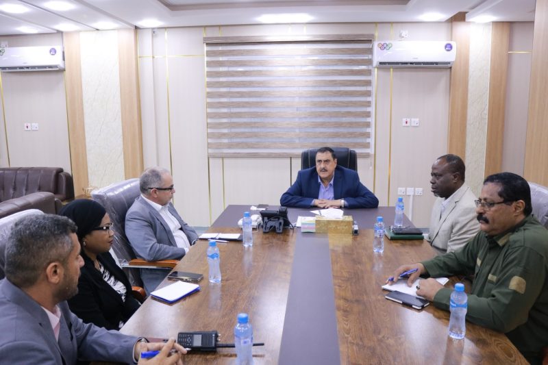 وفد من الأمم المتحدة يبحث مع أمن عدن الحماية للمنظمات الدولية