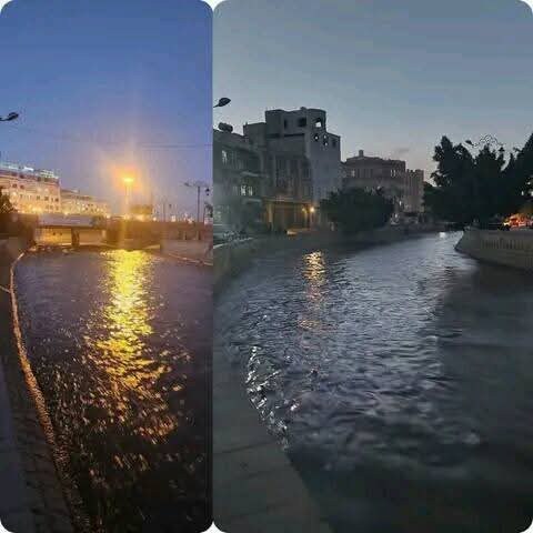 تحذيرات للمواطنين من عبور سائلة صنعاء