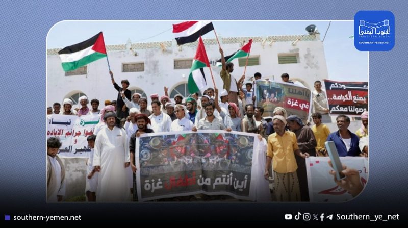  اعتصام المهرة تبارك وقف إطلاق النار في غزة وتؤكد على أهمية توحيد الصف العربي 