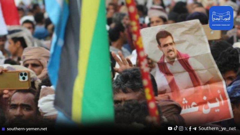 أبين.. مليونية المختطفين تتعهد بالتصعيد حتى كشف مصير الجعدني ورفاقه