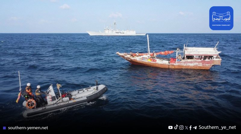 بعد 10 أيام من الاختفاء.. إنقاذ طاقم السفينة “دم الأخوين دكسم” في سواحل سقطرى