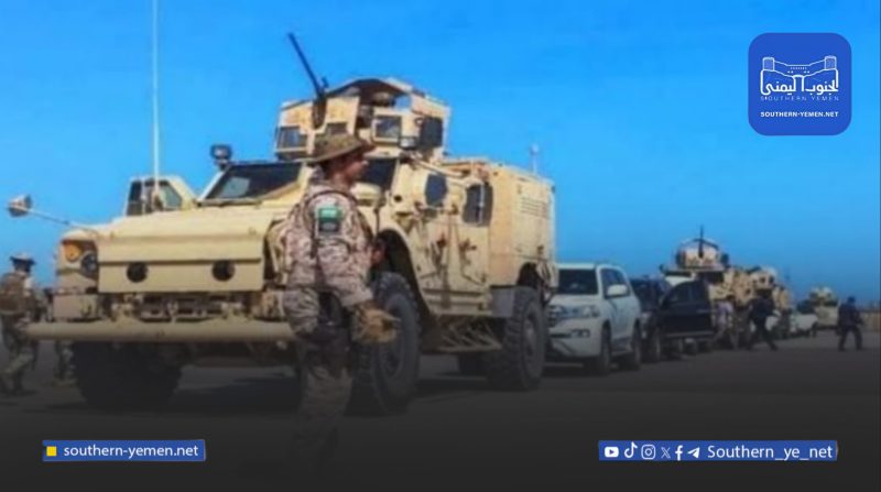 ضباط سعوديون يعرضون دخول قوات عسكرية الى مواقع المنطقة العسكرية الأولى في سيئون