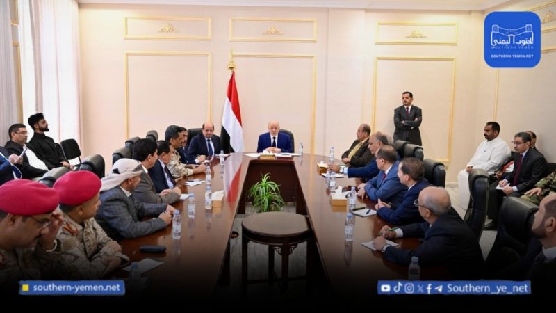 العليمي يلتقي قيادات من الضالع ويشيد بقرارات “حماية مكاسب القضية الجنوبية”