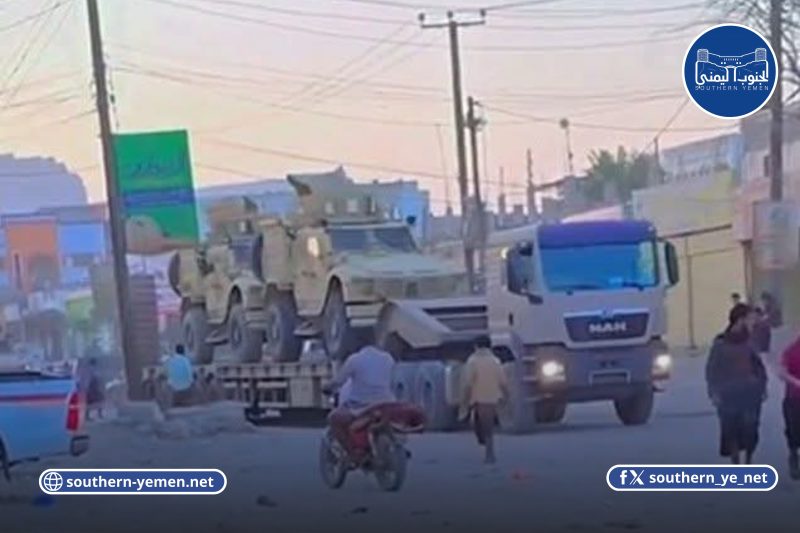 تحليق طيران سعودي فوق شبوة عقب اعتراض قوات دفاع شبوة رتل درع الوطن