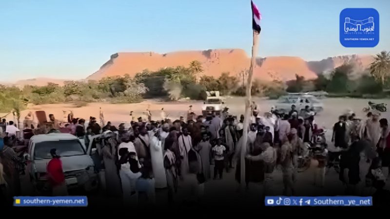 قوات درع الوطن تداهم فعالية بالقطن وتوقفها بعد رفع شعارات انفصالية