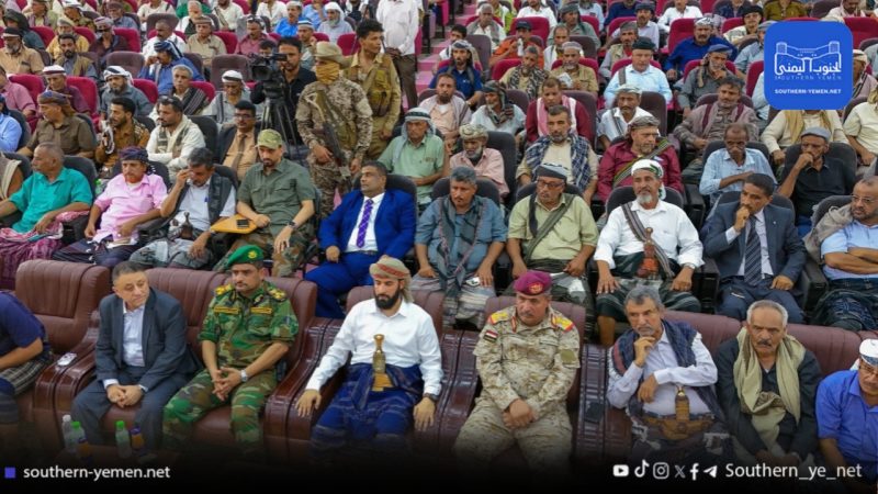 أبين أولاً.. مشايخ ووجهاء يوقعون ميثاق شرف ويوافقون على صلح قبلي شامل
