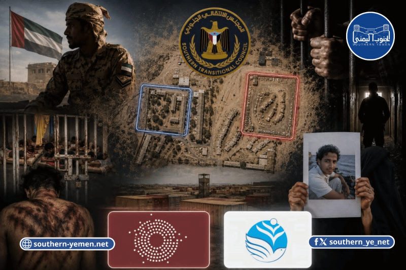 من قاعة وضاح إلى مطار الريان.. تحقيق يوثق شبكة السجون السرية والانتهاكات المرتبطة بالإمارات والمجلس الانتقالي المنحل
