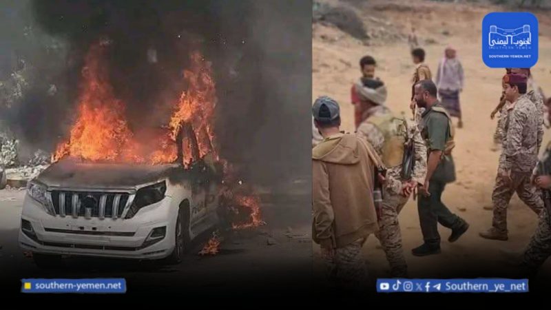 الضالع.. إصابة ثلاثة أشخاص في إطلاق نار استهدف موكب وزير الدفاع ونجاته